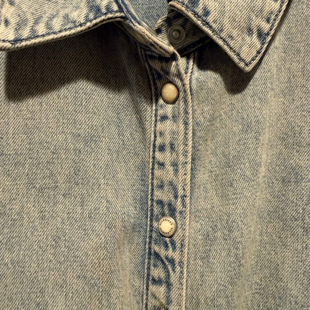 All Saints Blue Denim Dress - Picture 3 of 4